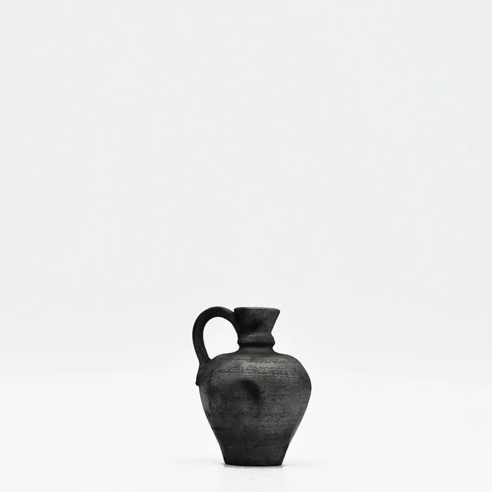 Pot en terre cuite noire de Bisalhães - 9cm