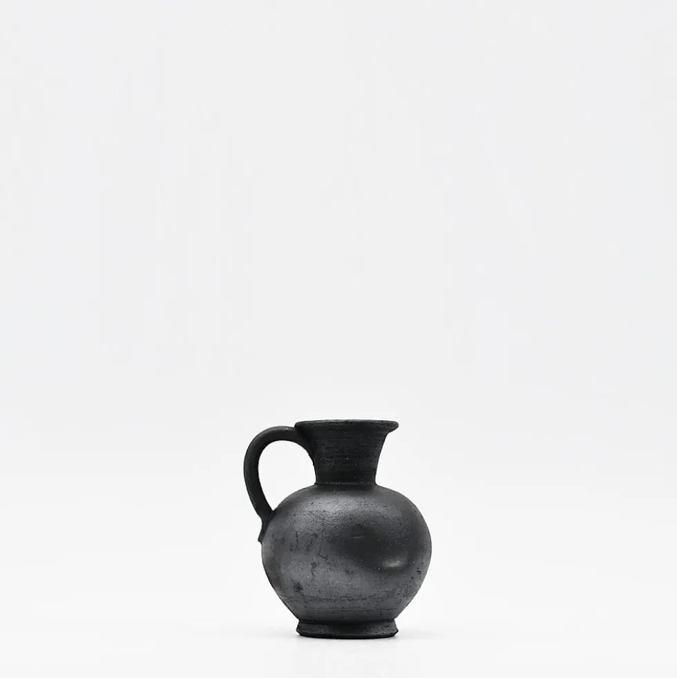 Pot en terre cuite noire de Bisalhães - 9cm