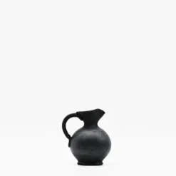 Pot en terre cuite noire de Bisalhães - 9cm
