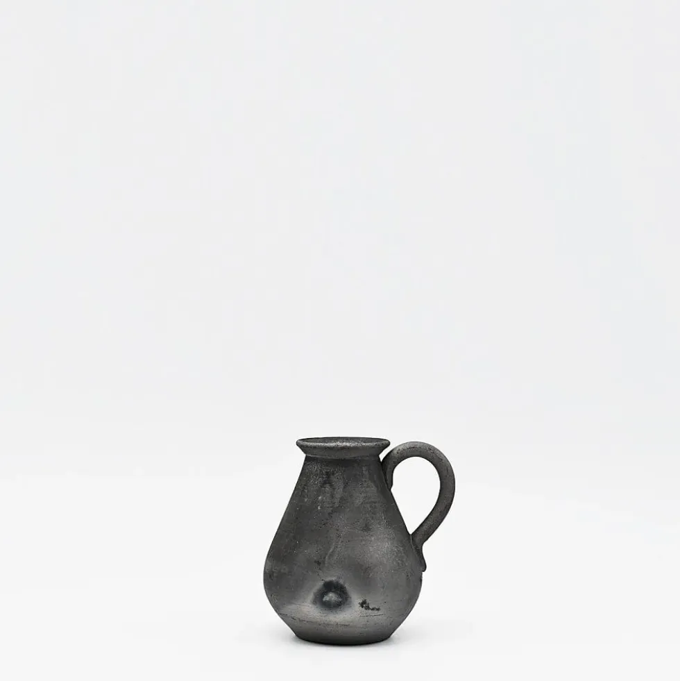 Pot en terre cuite noire de Bisalhães - 9cm