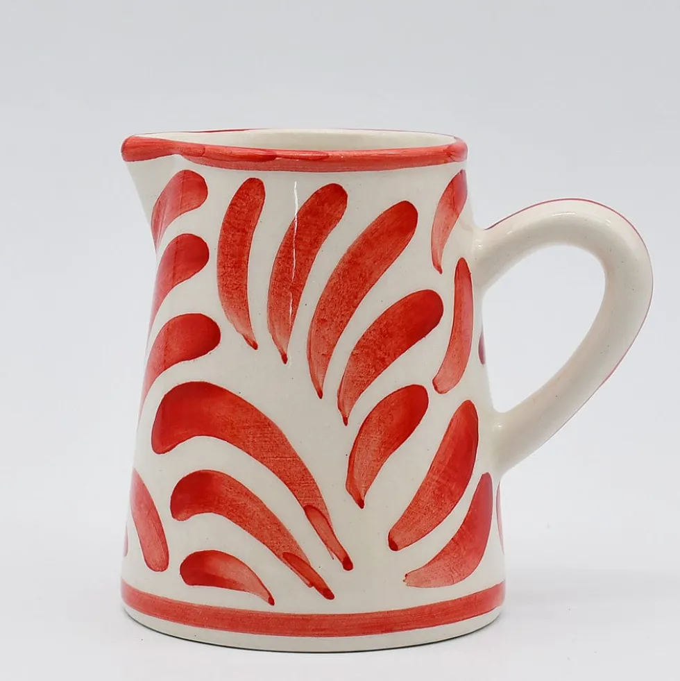 Pot à lait en céramique "Andorinha" - Rouge