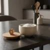 Pot à sel en grès "Pacifica“ - Beige