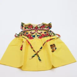 Robe enfant à motifs Viana - Jaune
