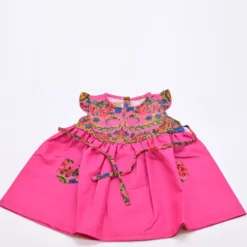 Robe enfant à motifs Viana - Rose
