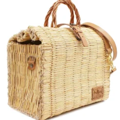 Sac cabas en jonc 30cm - Naturel