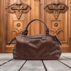 Sac de voyage en cuir - Marron