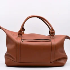 Sac de voyage en cuir - Marron clair