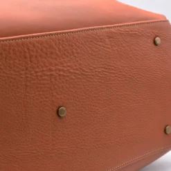 Sac de voyage en cuir - Marron clair