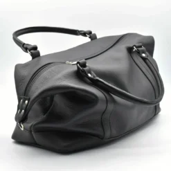 Sac de voyage en cuir - Noir