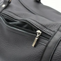 Sac de voyage en cuir - Noir