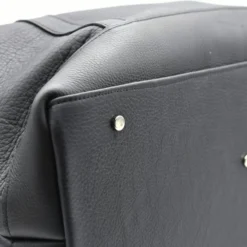 Sac de voyage en cuir - Noir