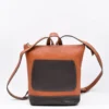 Sac à dos en cuir - Marron clair