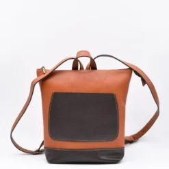 Sac à dos en cuir - Marron clair