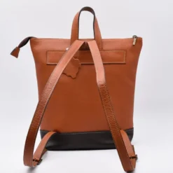 Sac à dos en cuir - Marron clair