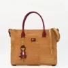 Sac à main convertible en liège - Rouge