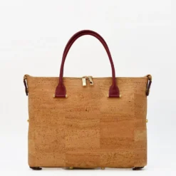 Sac à main convertible en liège - Rouge