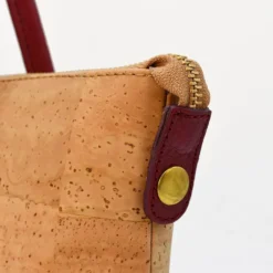 Sac à main convertible en liège - Rouge