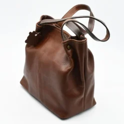 Sac à main en cuir - Marron