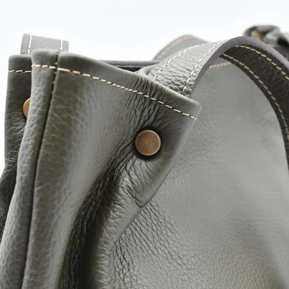 Sac à main en cuir - Vert Olive