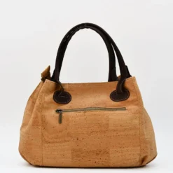 Sac à main en liège perforé - Naturel
