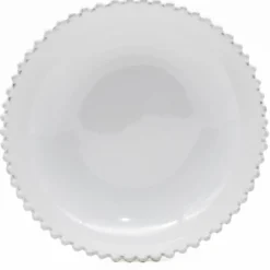 Saladier bas en grès "Pearl" - 34cm
