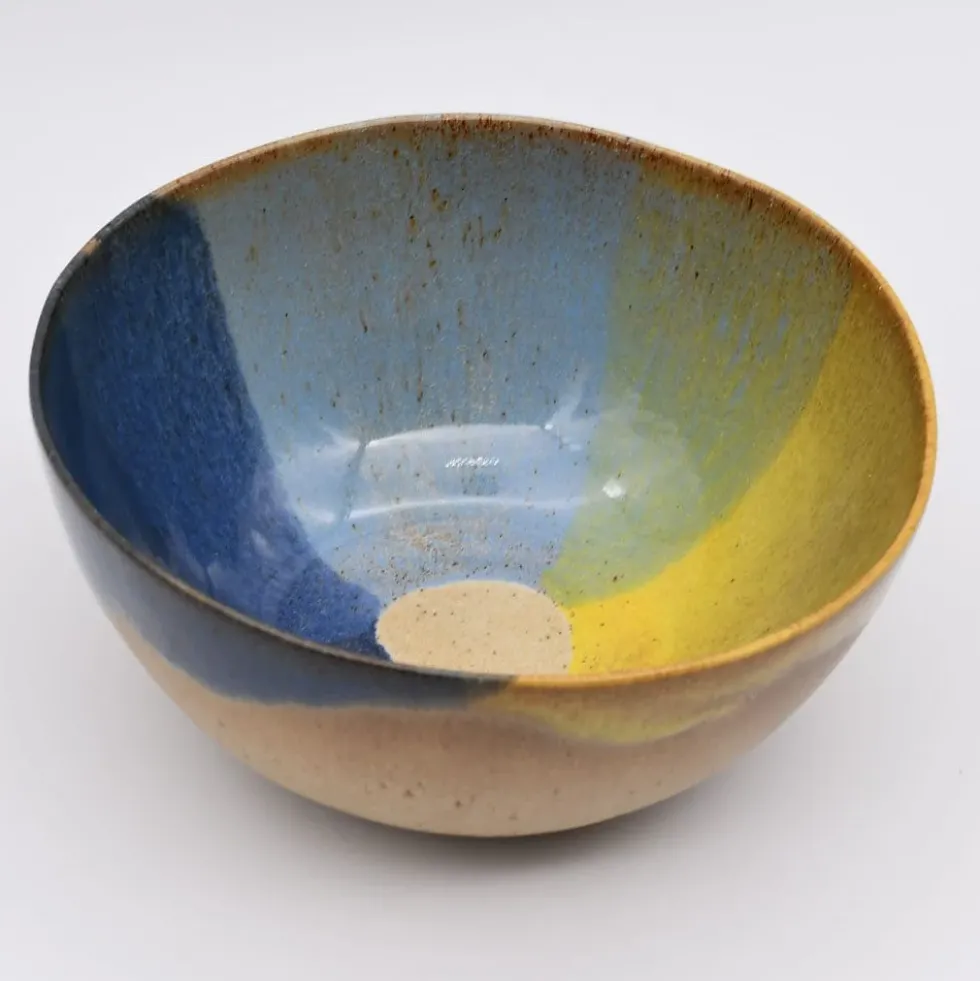 Saladier en grès "Corals"