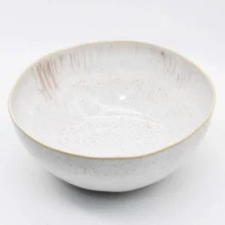 Saladier en grès "Eivissa" 27cm - Blanc