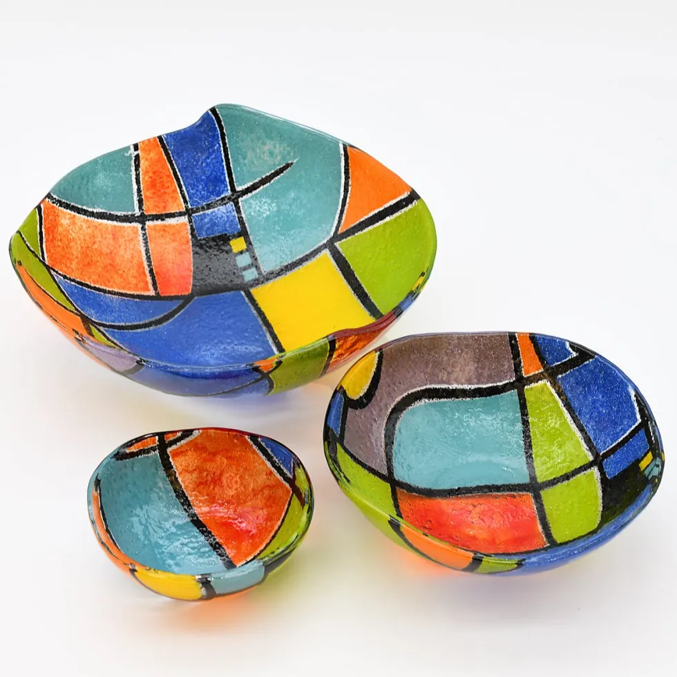 Saladier en verre "Marinha Grande" - 13cm