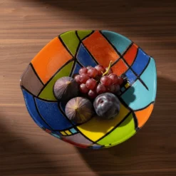 Saladier en verre "Marinha Grande" - 28cm