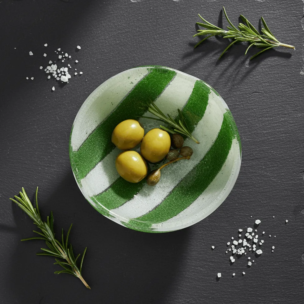 Saladier en verre "Marinha Grande" - Vert