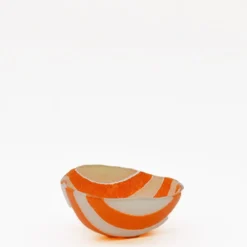 Saladier en verre "Marinha Grande" - Orange