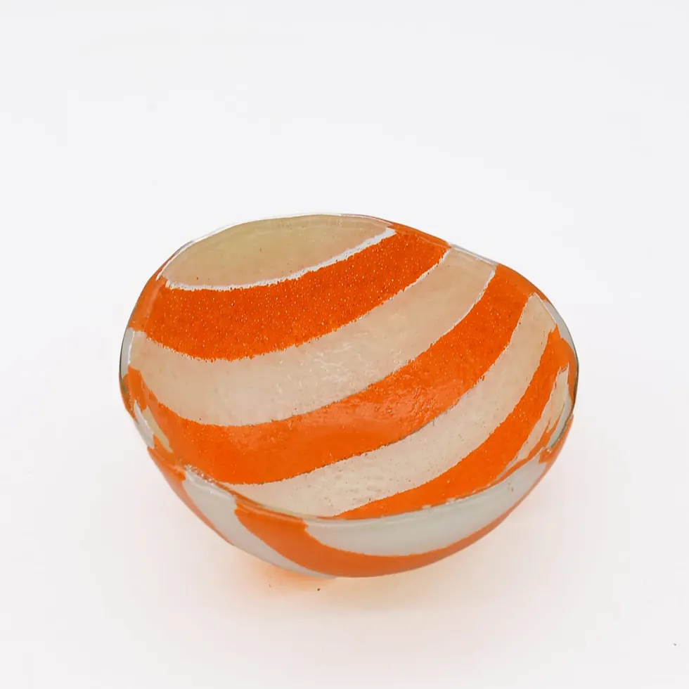 Saladier en verre "Marinha Grande" - Orange