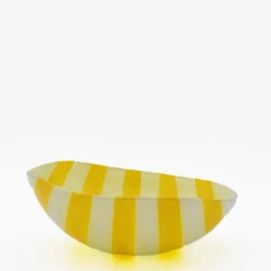Saladier en verre "Marinha Grande" - Jaune