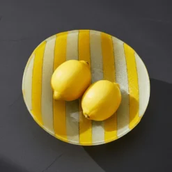 Saladier en verre "Marinha Grande" - Jaune
