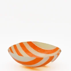 Saladier en verre "Marinha Grande" - Orange