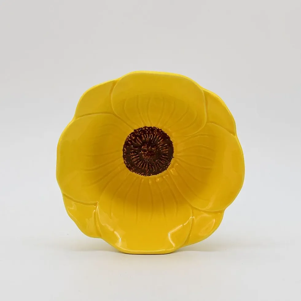 Saladier individuel en céramique "Papoila" - Jaune
