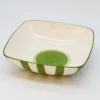 Saladier rayé "Costa Nova Mar" 28cm - Vert