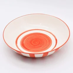 Saladier rayé "Costa Nova Mar" 25cm - Rouge