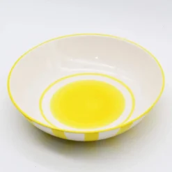 Saladier rayé "Costa Nova Mar" 25cm - Jaune