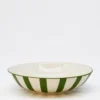 Saladier rayé "Costa Nova Mar" 25cm - Vert