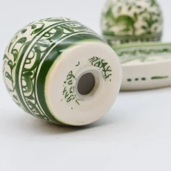 Salière et poivrière en céramique de Coimbra