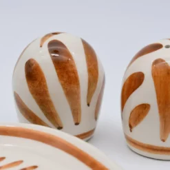 Salière & poivrière en céramique "Andorinha" - Terracotta