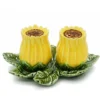 Salière & Poivrière en forme de Tournesol
