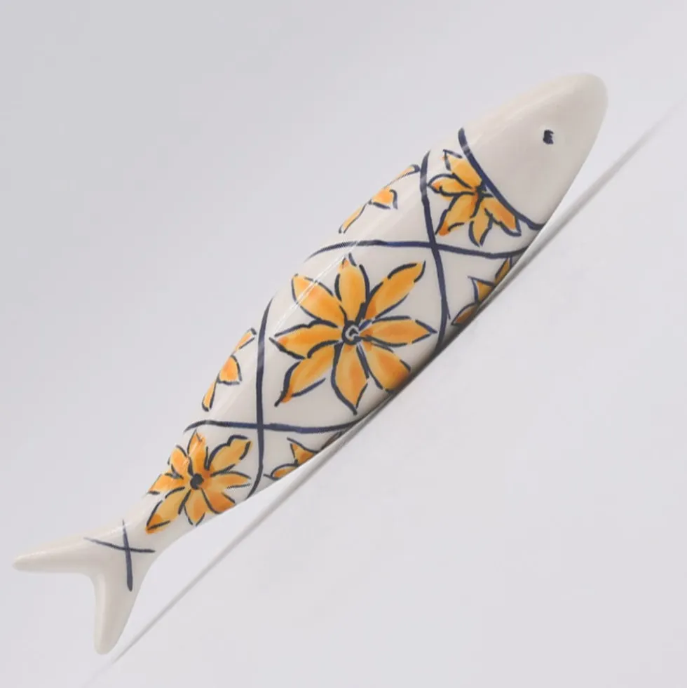 Sardine en céramique "Azulejos" (6 motifs)