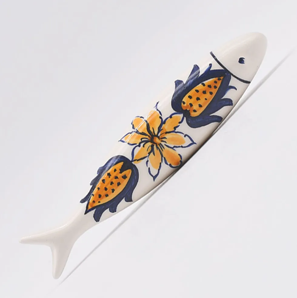 Sardine en céramique "Azulejos" (6 motifs)
