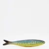 Sardine en céramique de Caldas da Rainha - Bleue & Jaune
