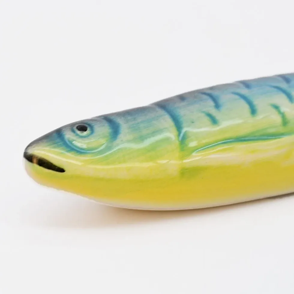Sardine en céramique de Caldas da Rainha - Bleue & Jaune