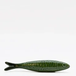 Sardine en céramique de Caldas da Rainha - Vert