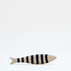 Sardine en céramique à poser - Bleu Cobalt