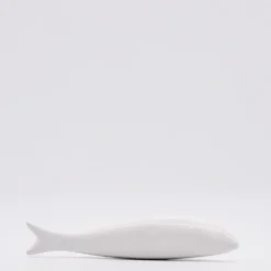 Sardine lisse en céramique - Blanche